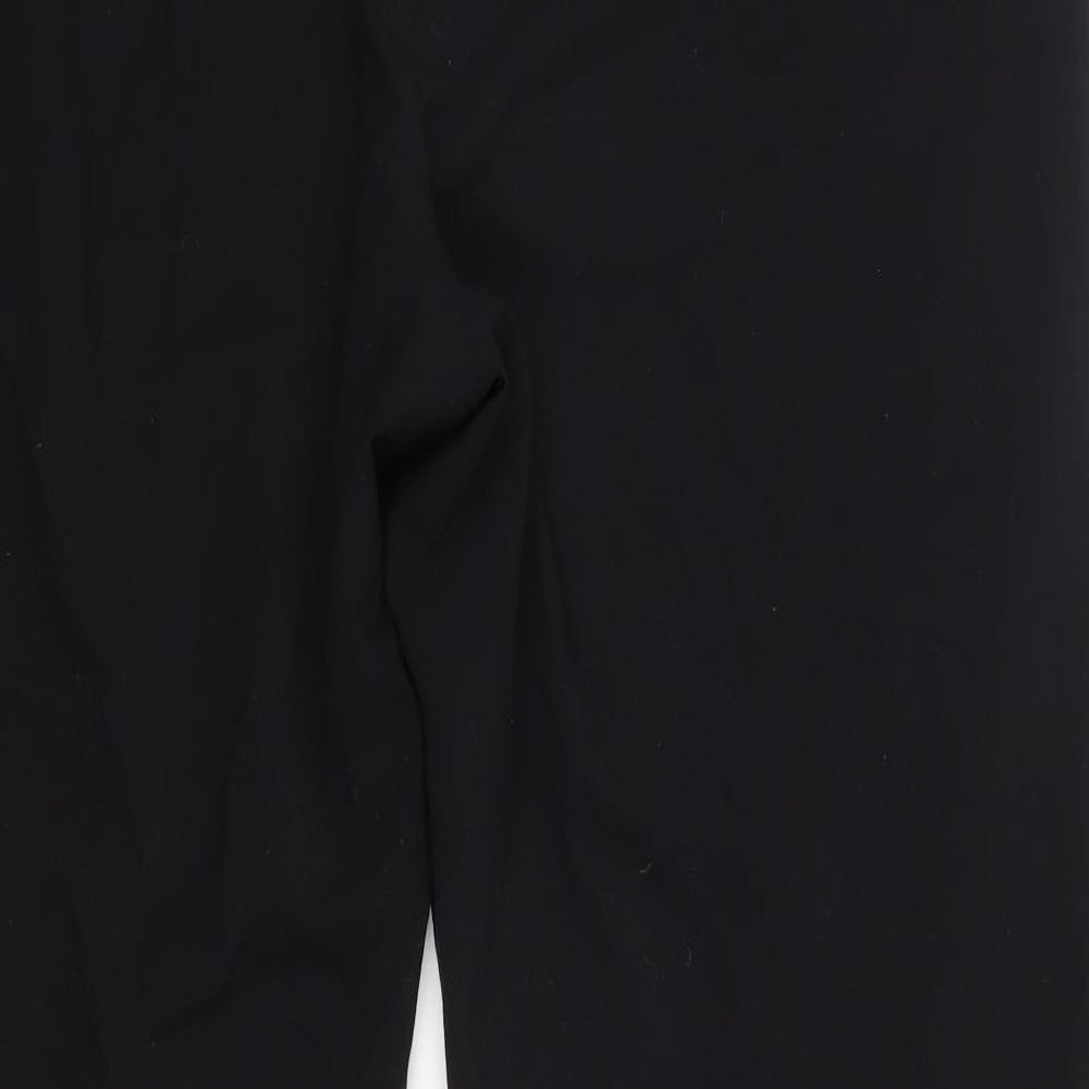 Tu Womens Black Trousers Size 14 L28.5 in