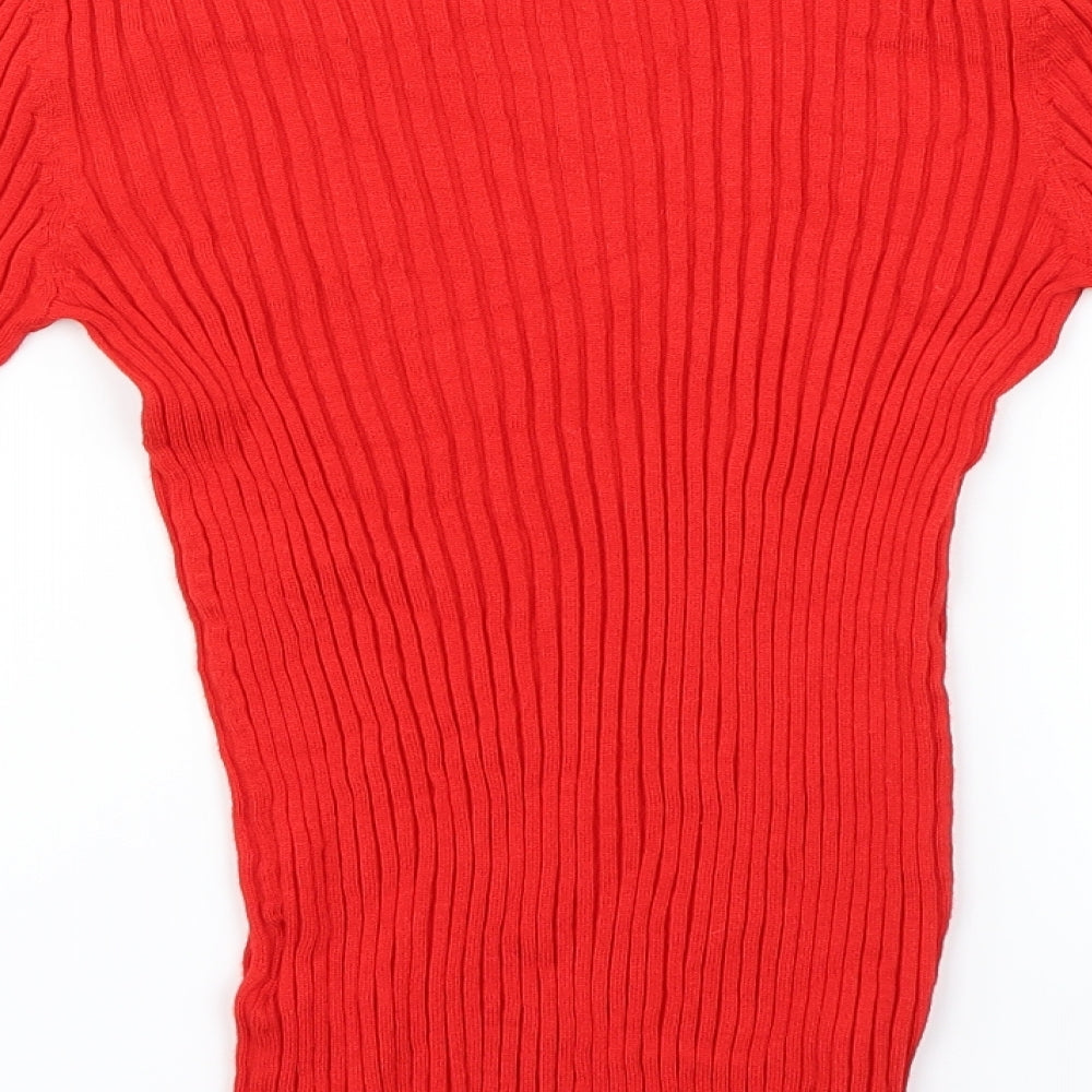 Brave Soul Womens Red Jumper Size 16