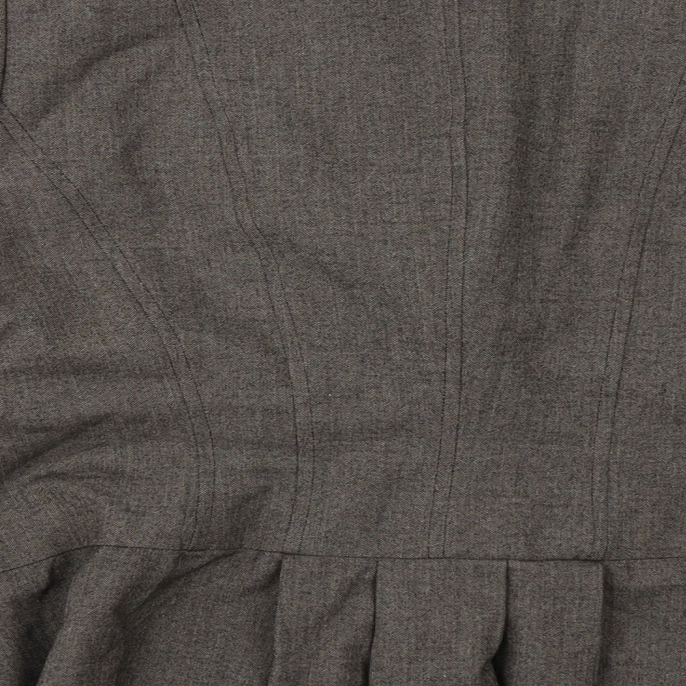 Per Una Womens Brown Jacket Blazer Size 10
