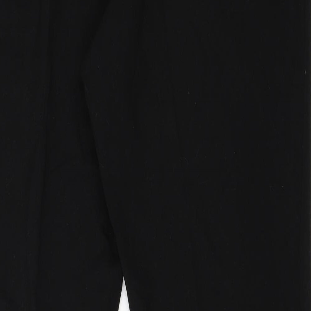 Marks and Spencer Womens Black Trousers Size 14 L31 in
