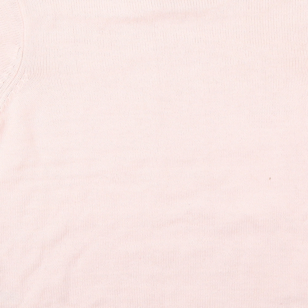 BM Womens Pink Basic T-Shirt Size M