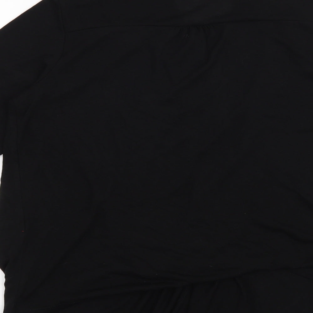 Tigi Womens Black Basic T-Shirt Size 10