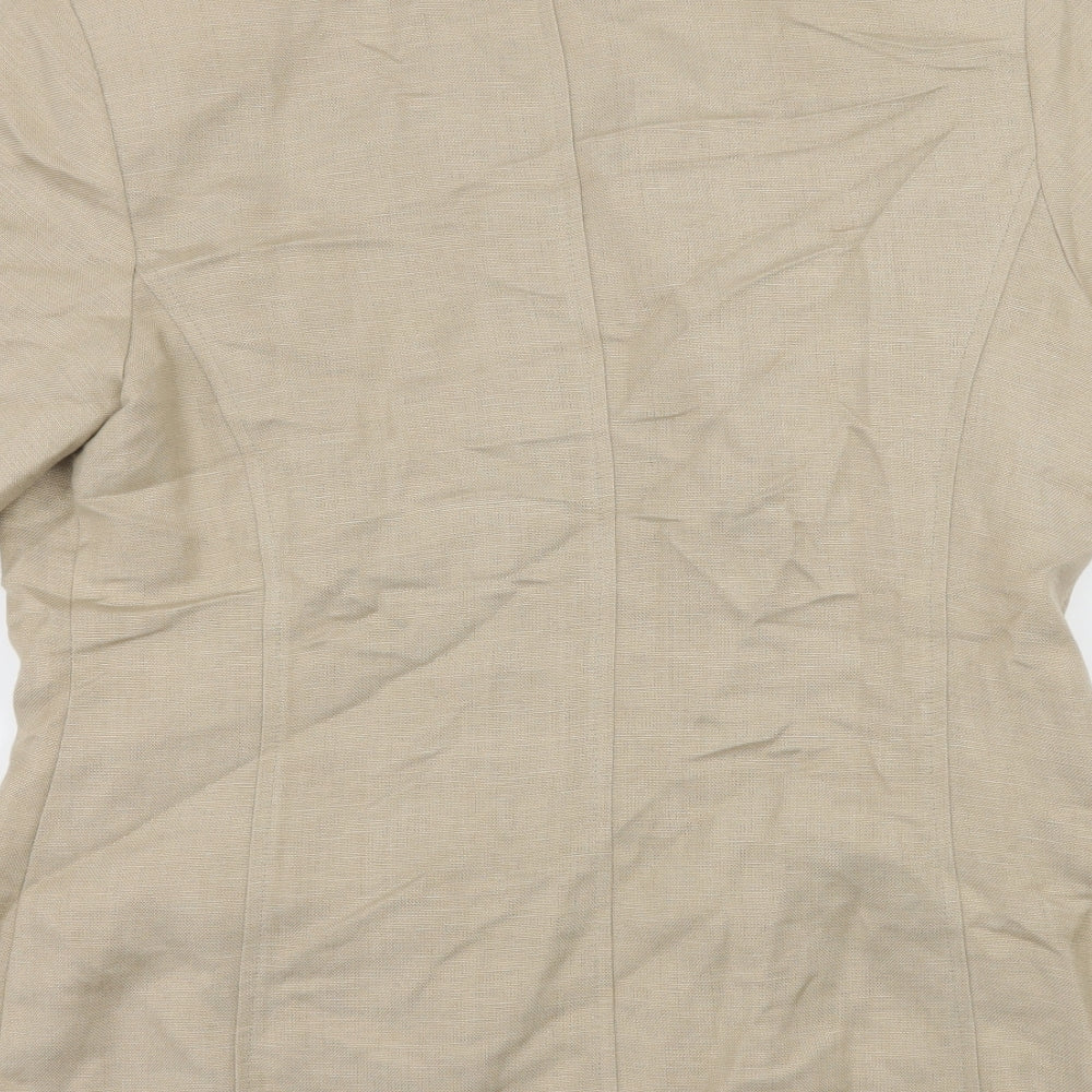 OPUS Womens Beige Jacket Blazer Size 12