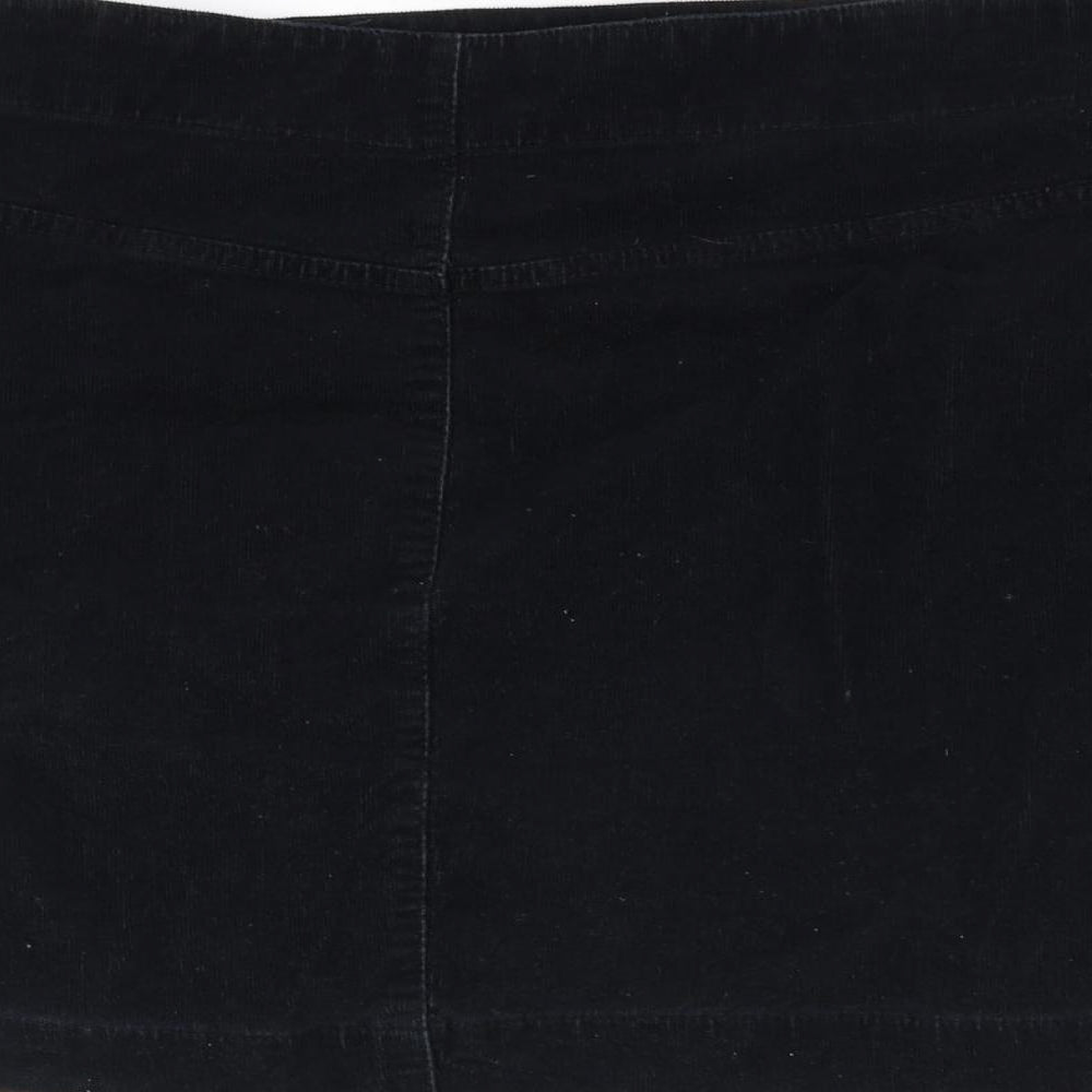 m&s Womens Black Mini Skirt Size 14