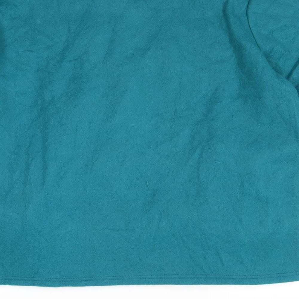 Anne De Lancay Womens Green Jacket Coat Size L