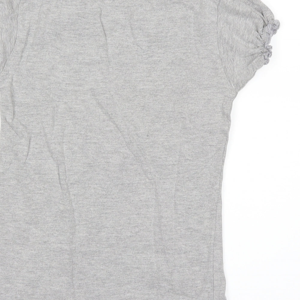 sweet Girls Grey Basic T-Shirt Size 8 Years