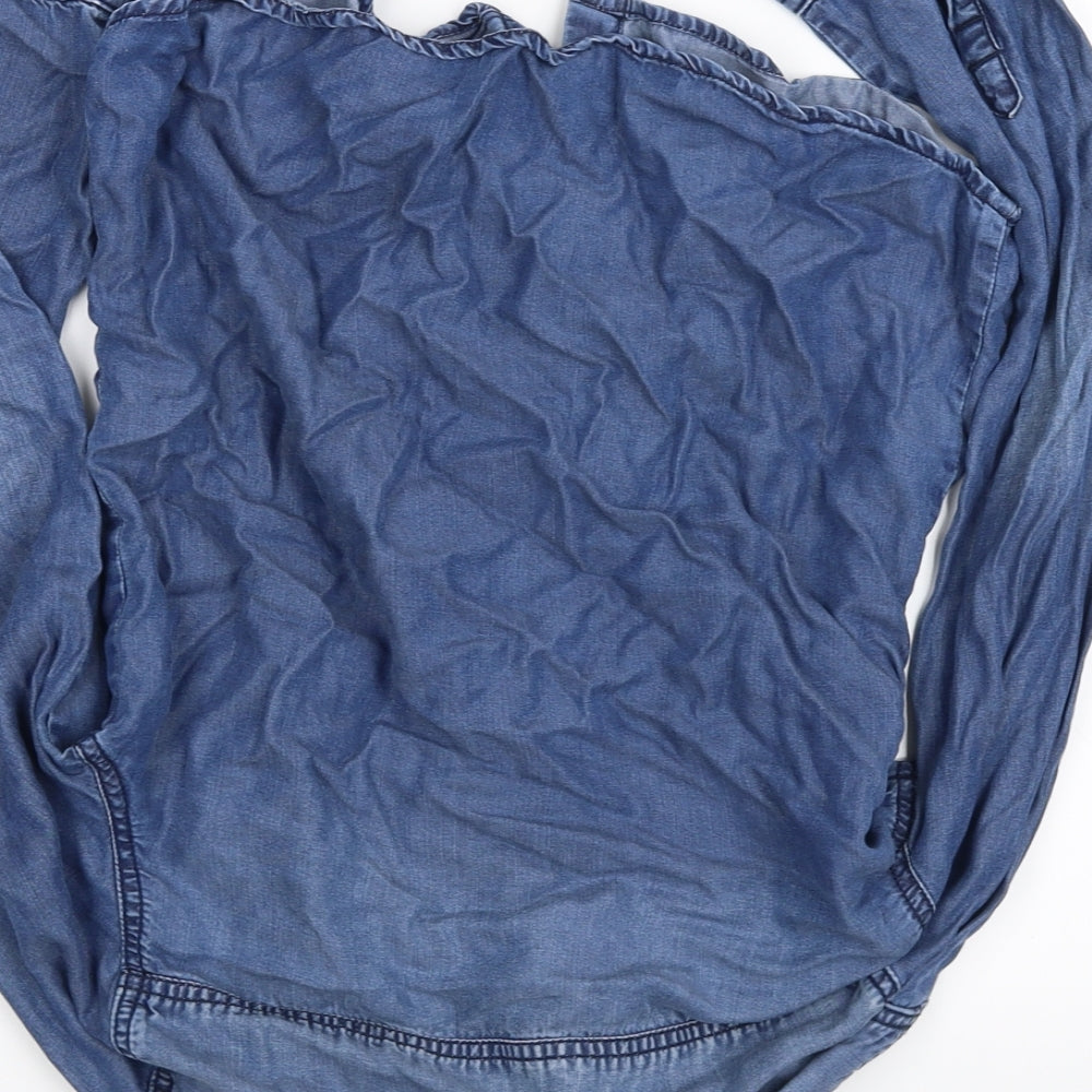 Atmosphere Womens Black Basic Blouse Size 8