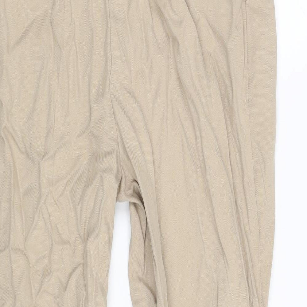 m&s Womens Beige Trousers Size 10 L27 in