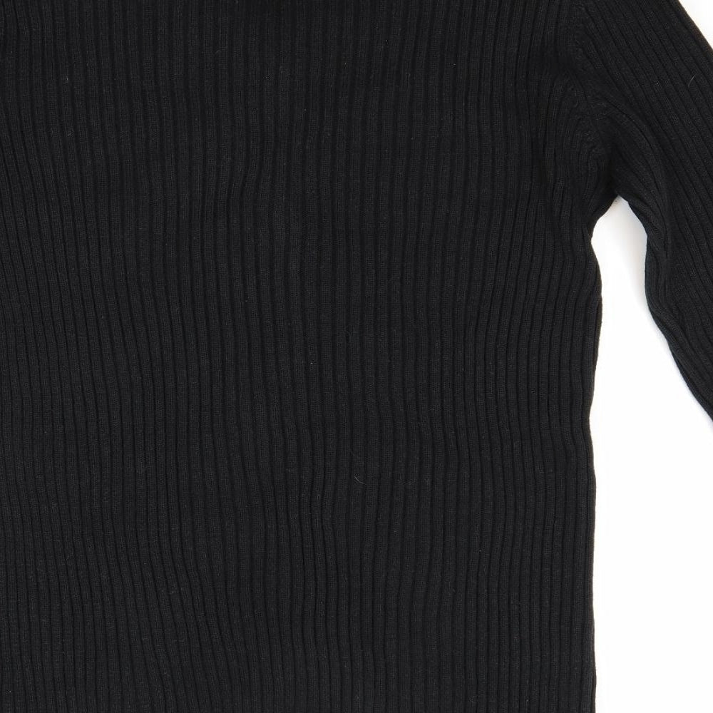 Armando Womens Black Pullover Jumper Size XL