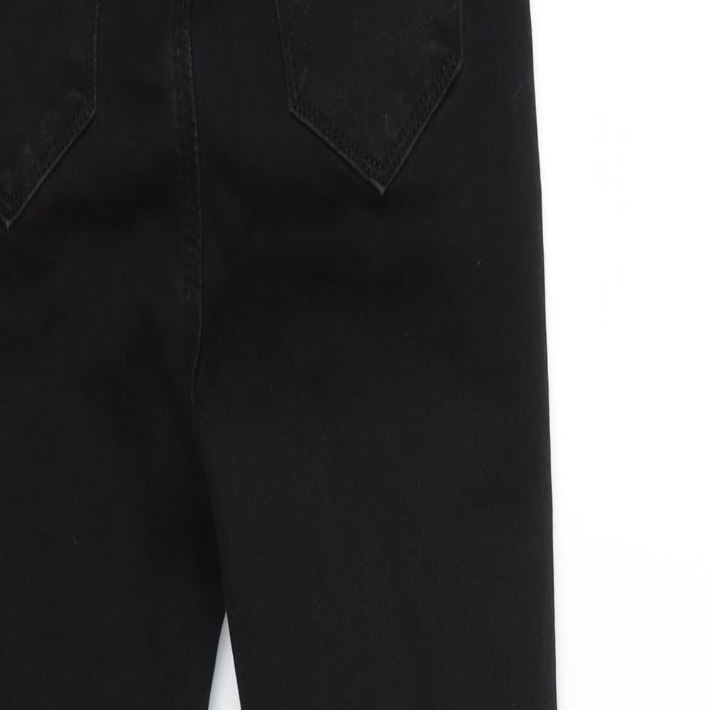 Preworn Womens Black Denim Skinny Jeans Size 26 in L22 in