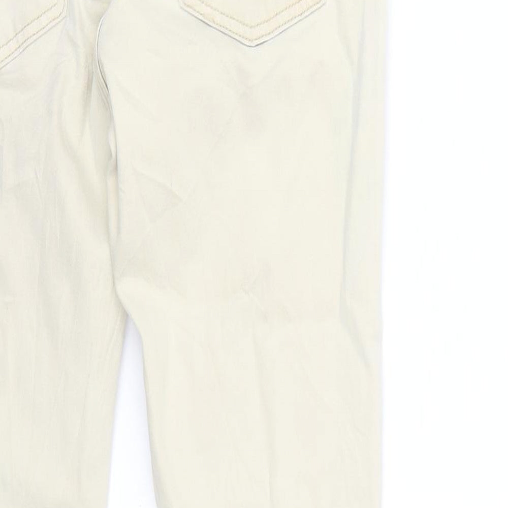 38 Womens Beige Straight Jeans Size 6 L28 in