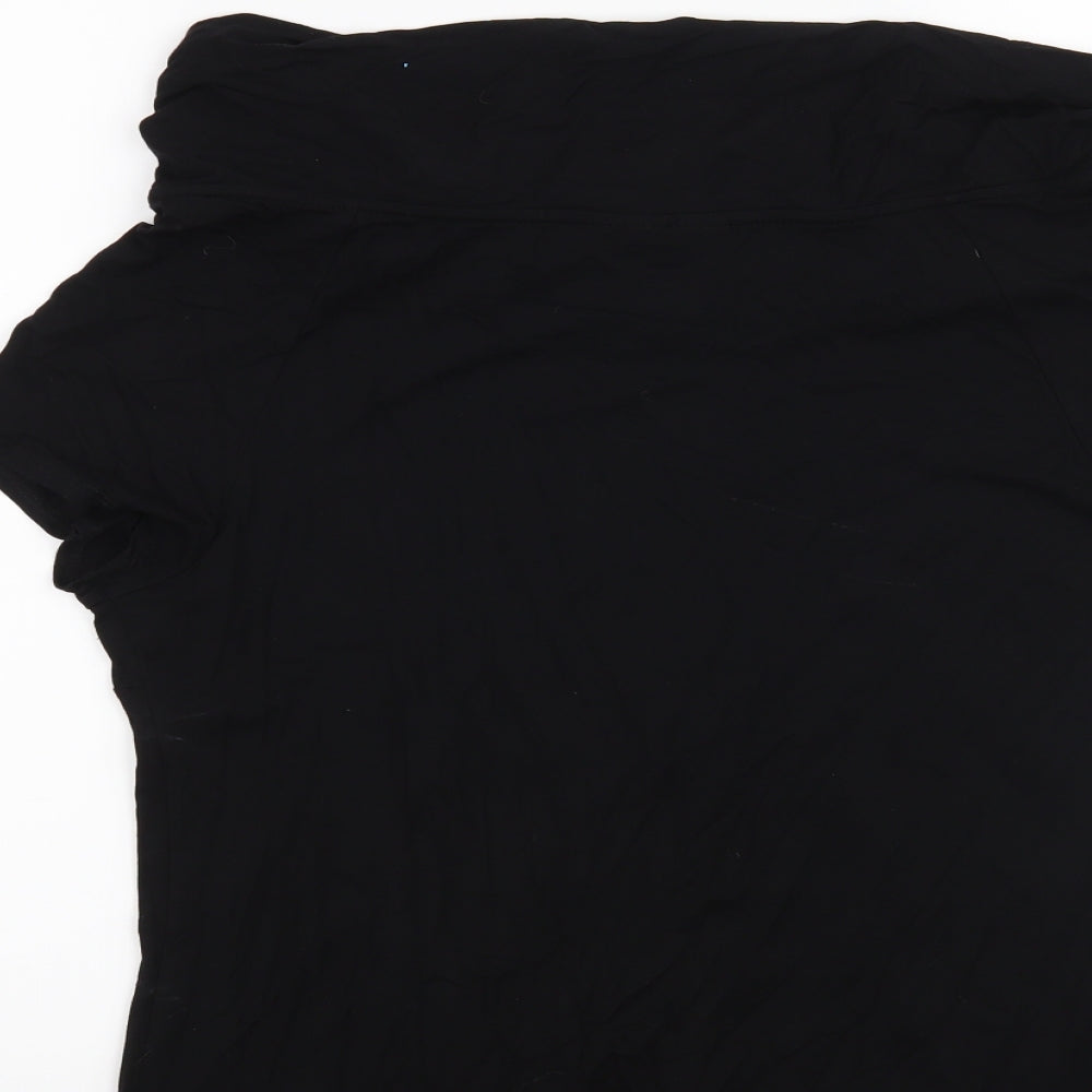 CC Womens Black Basic Blouse Size XL