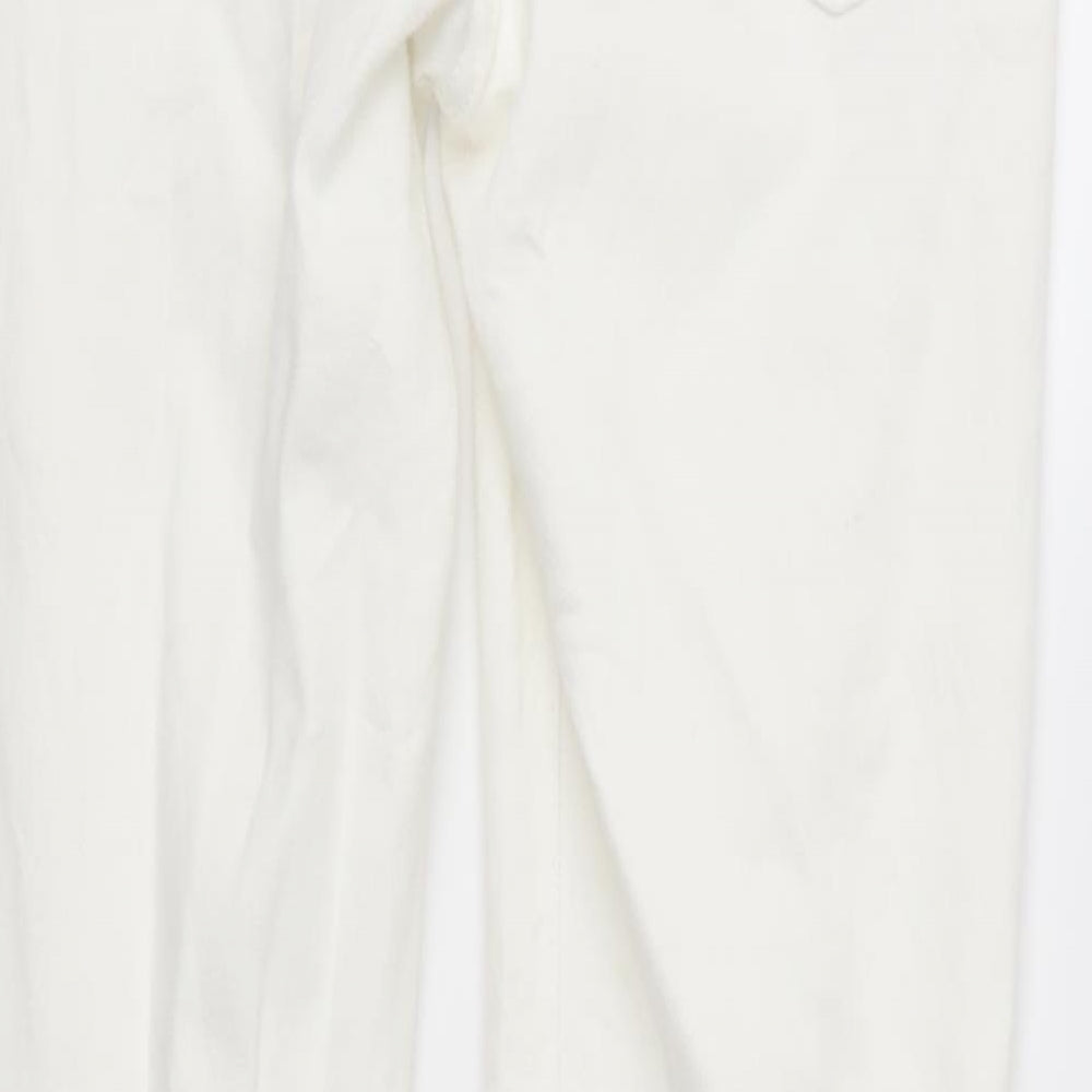 Marks and Spencer Womens Ivory Denim Skinny Jeans Size 10 L28 in