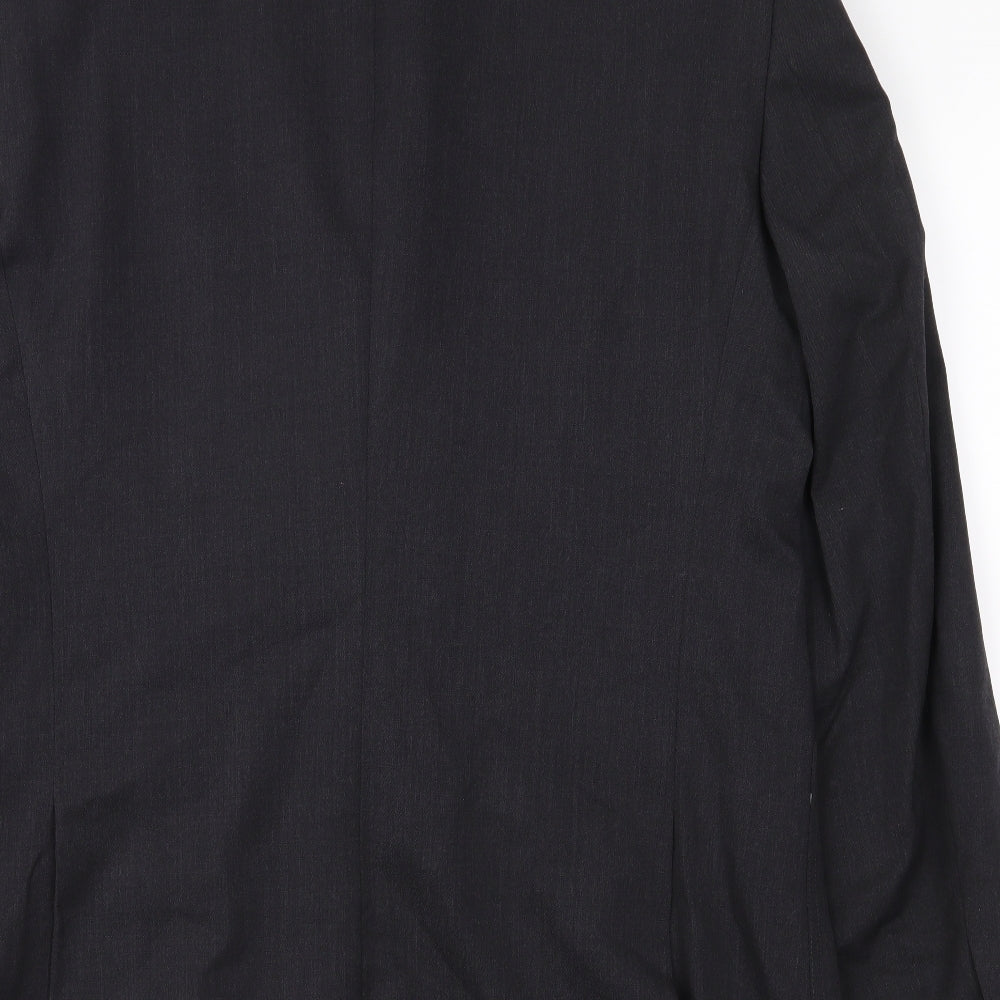 Dimensions Mens Black Jacket Blazer Size 38