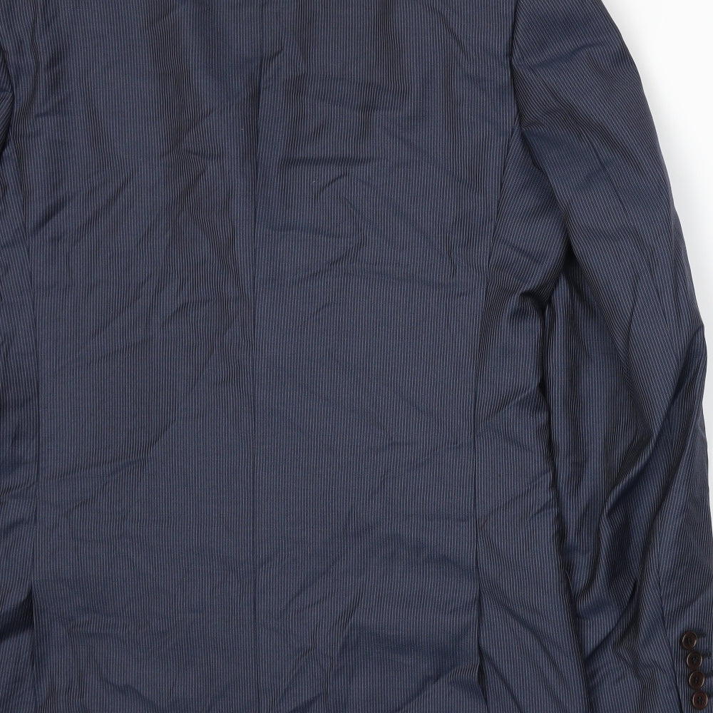 Alexandre Mens Blue Jacket Suit Jacket Size L