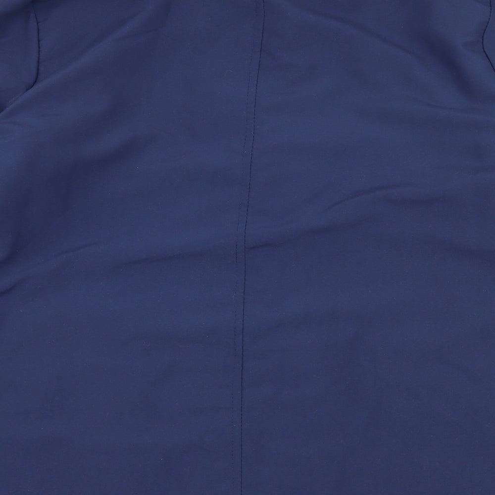 Gabrielle Vicenza Womens Blue Overcoat Coat Size 16