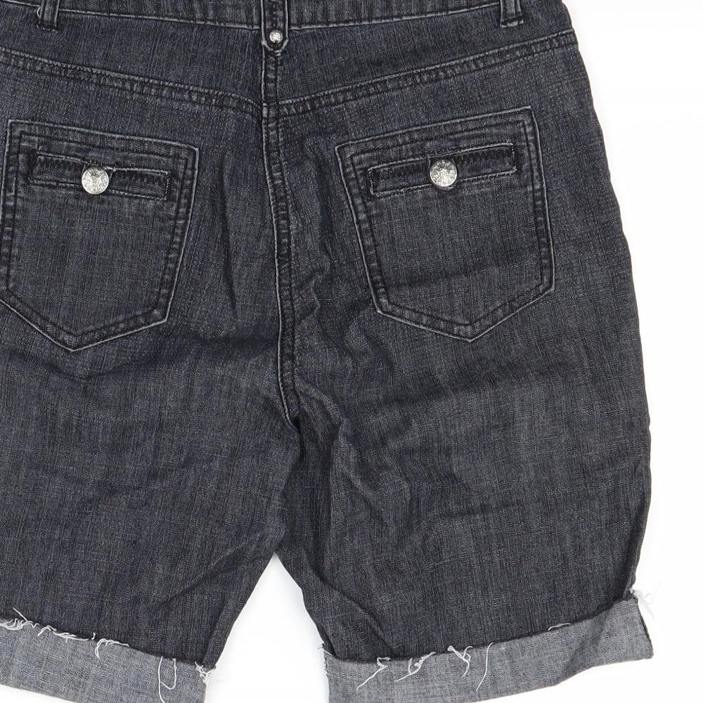 Soon Womens Blue Denim Cut-Off Shorts Size 10