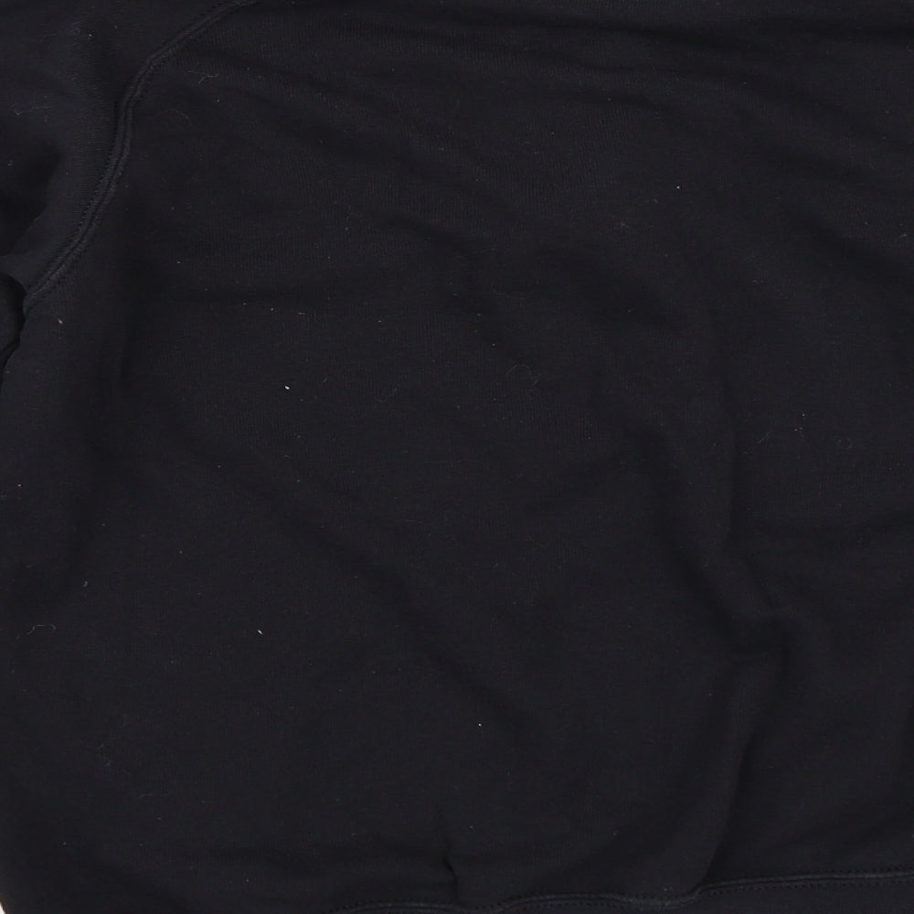 Yae Mens Black Henley Sweatshirt Size M
