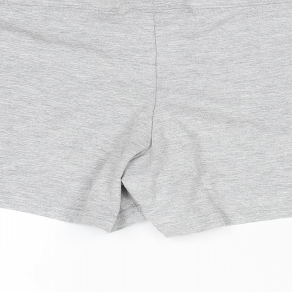 rennox Womens Grey Cut-Off Shorts Size 12