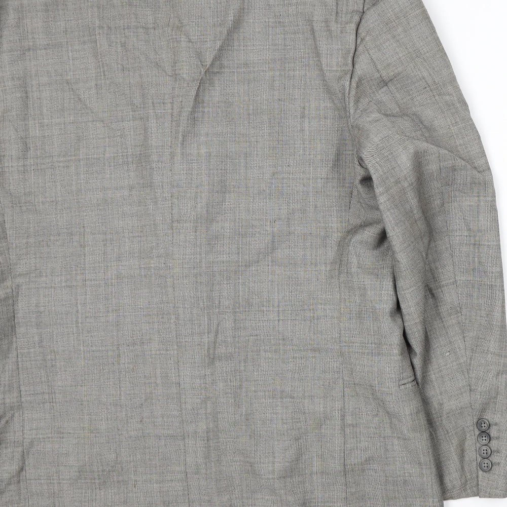 Marks and Spencer Mens Grey Jacket Suit Jacket Size XL