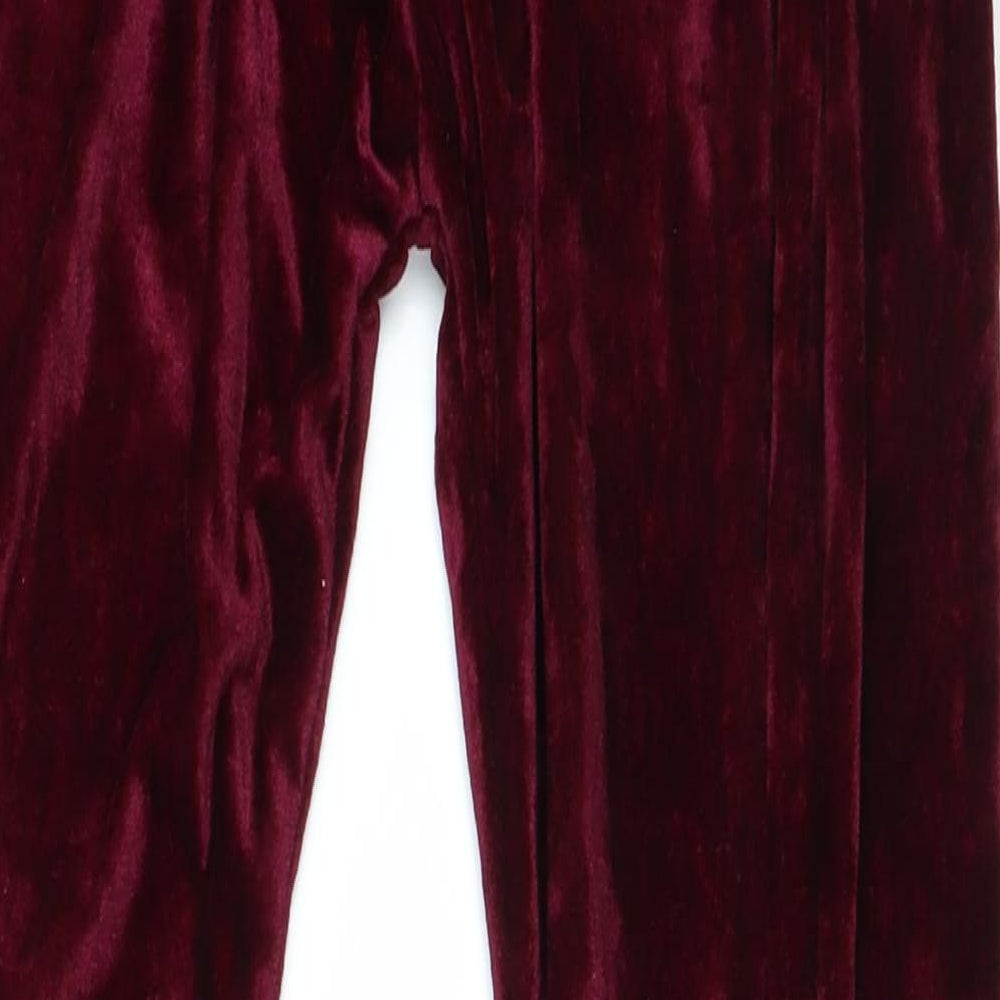 Preworn Womens Purple Trousers Size S L25 in
