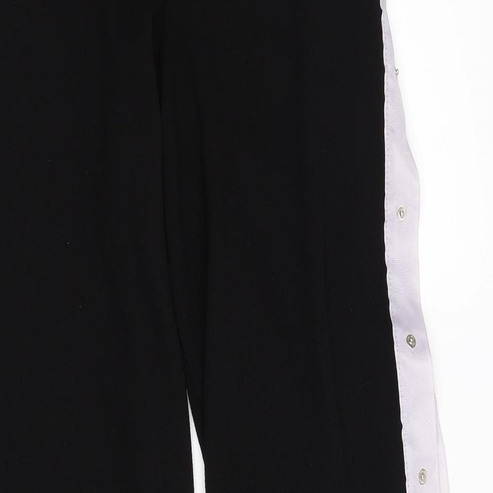 pretty little thing Womens Black Trousers Size 8 L22.5 in