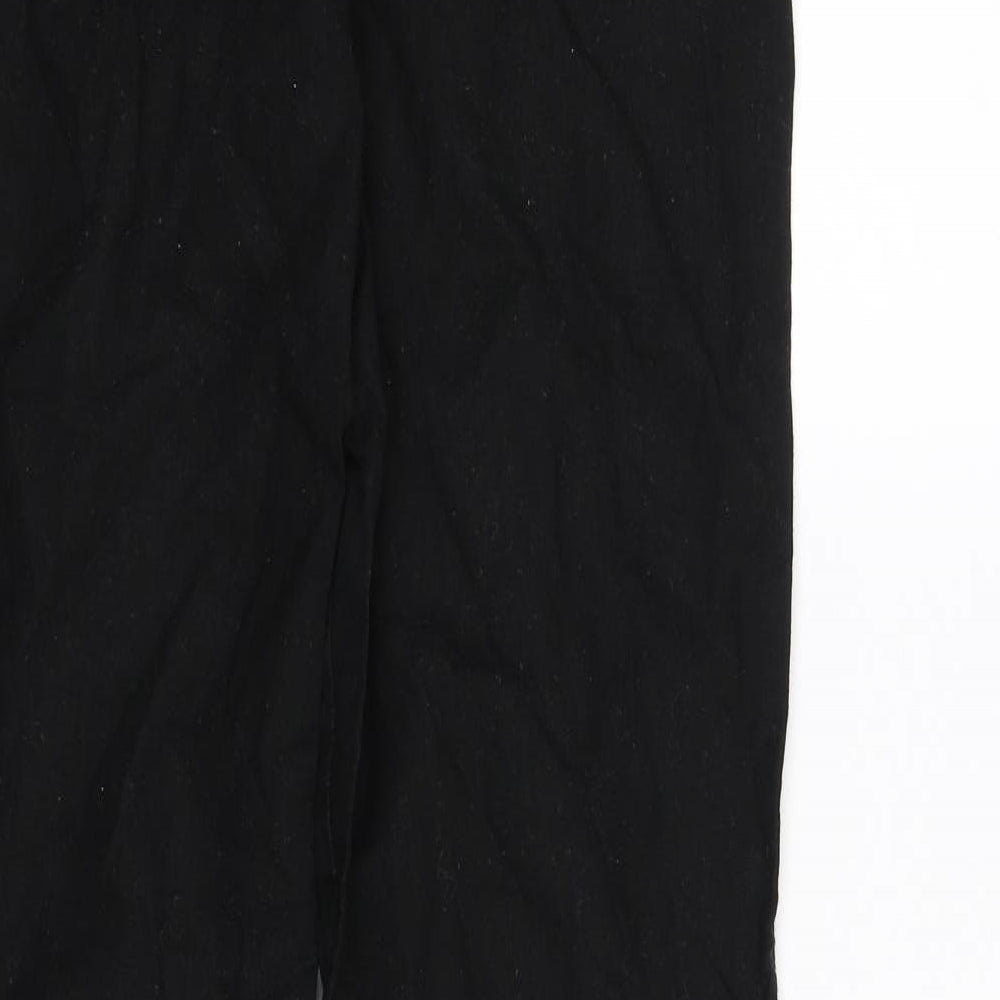 pre worn Womens Black Trousers Size L L32 in