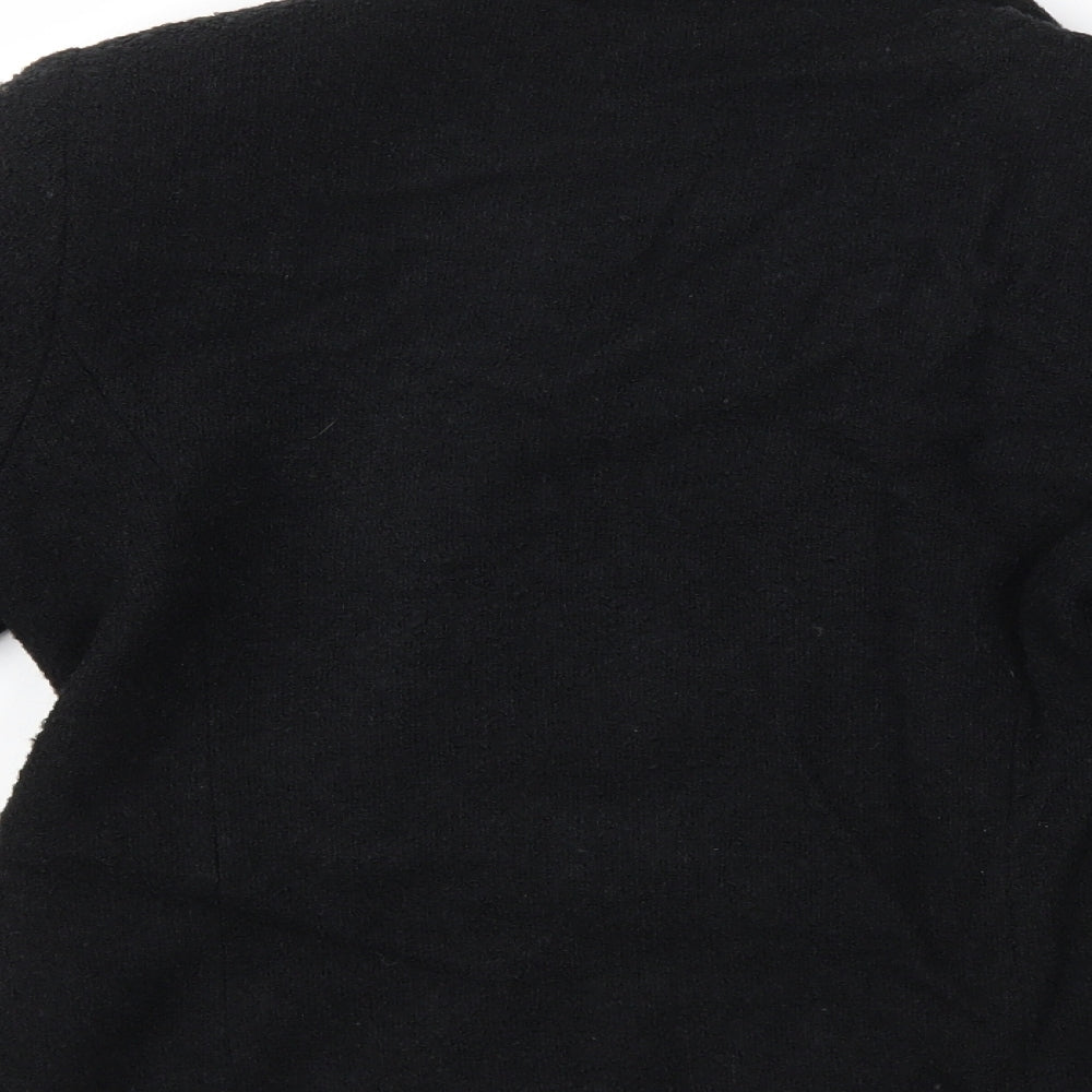 Marks and Spencer Womens Black Jacket Coat Size 10
