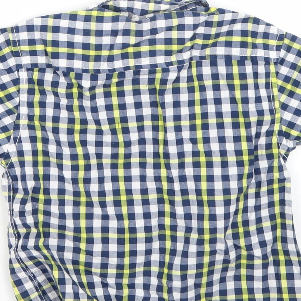Rebel Boys Blue Check Basic Button-Up Size 3-4 Years