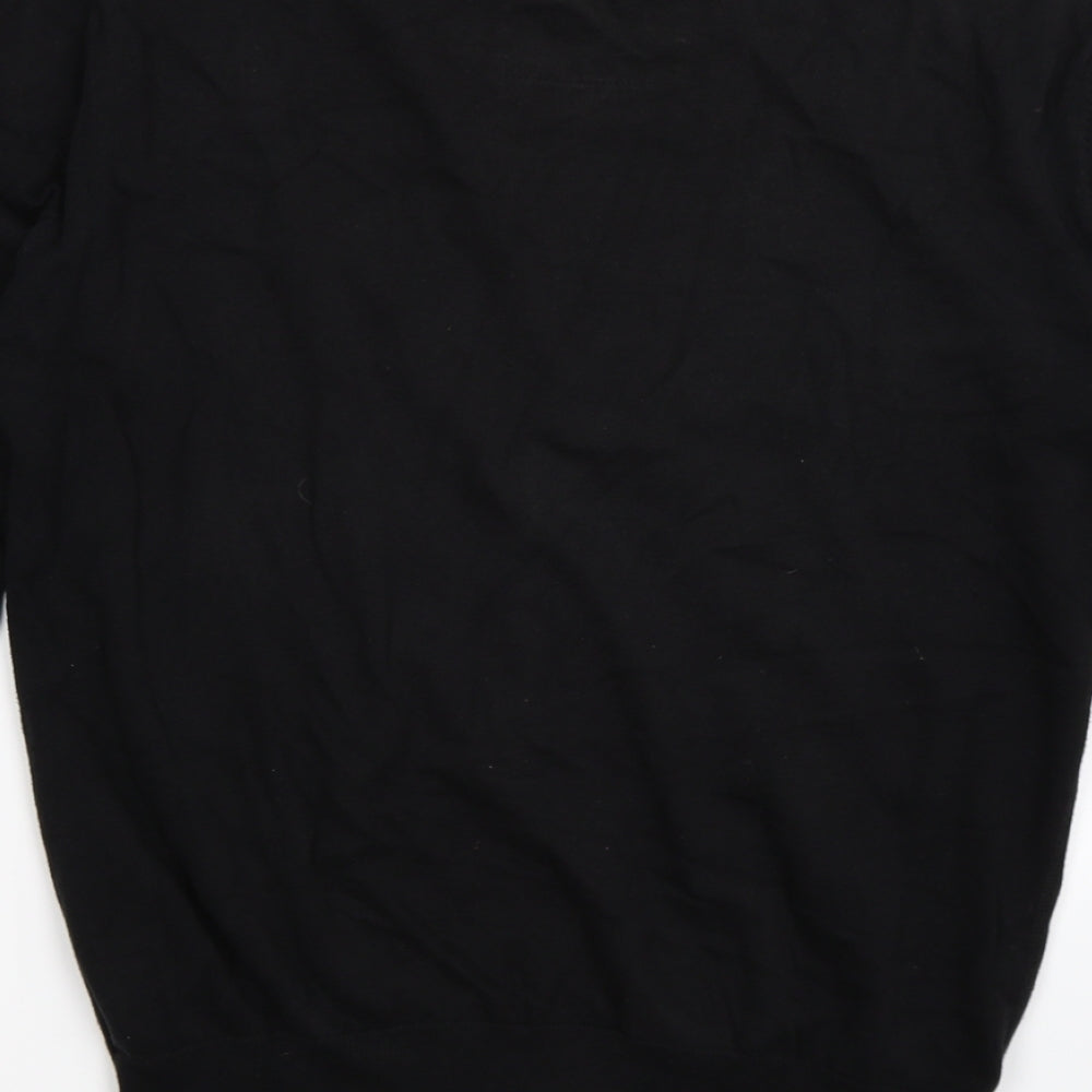 Firetrap Mens Black Knit Cardigan Jumper Size L