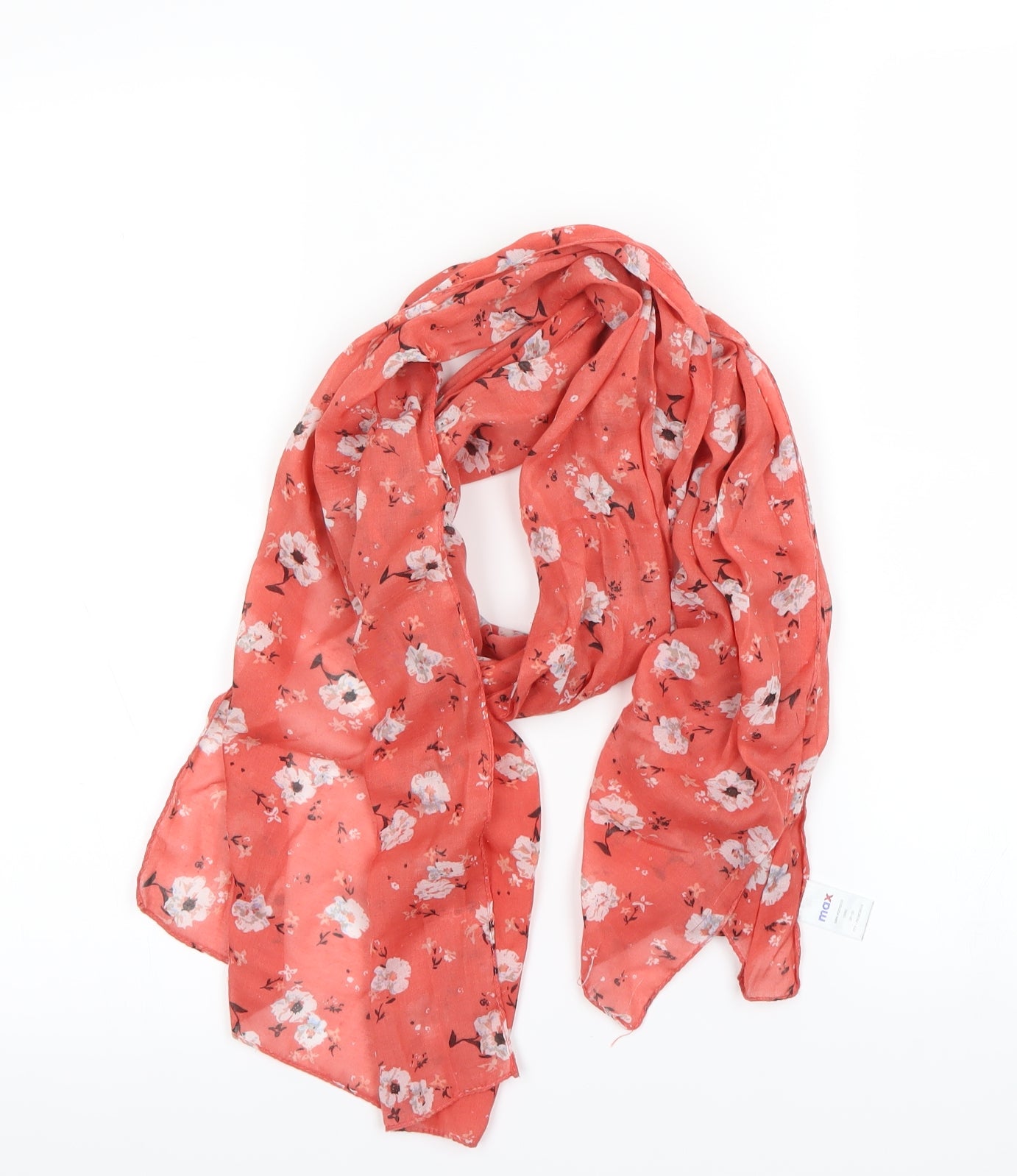 max Womens Multicoloured Floral Scarf