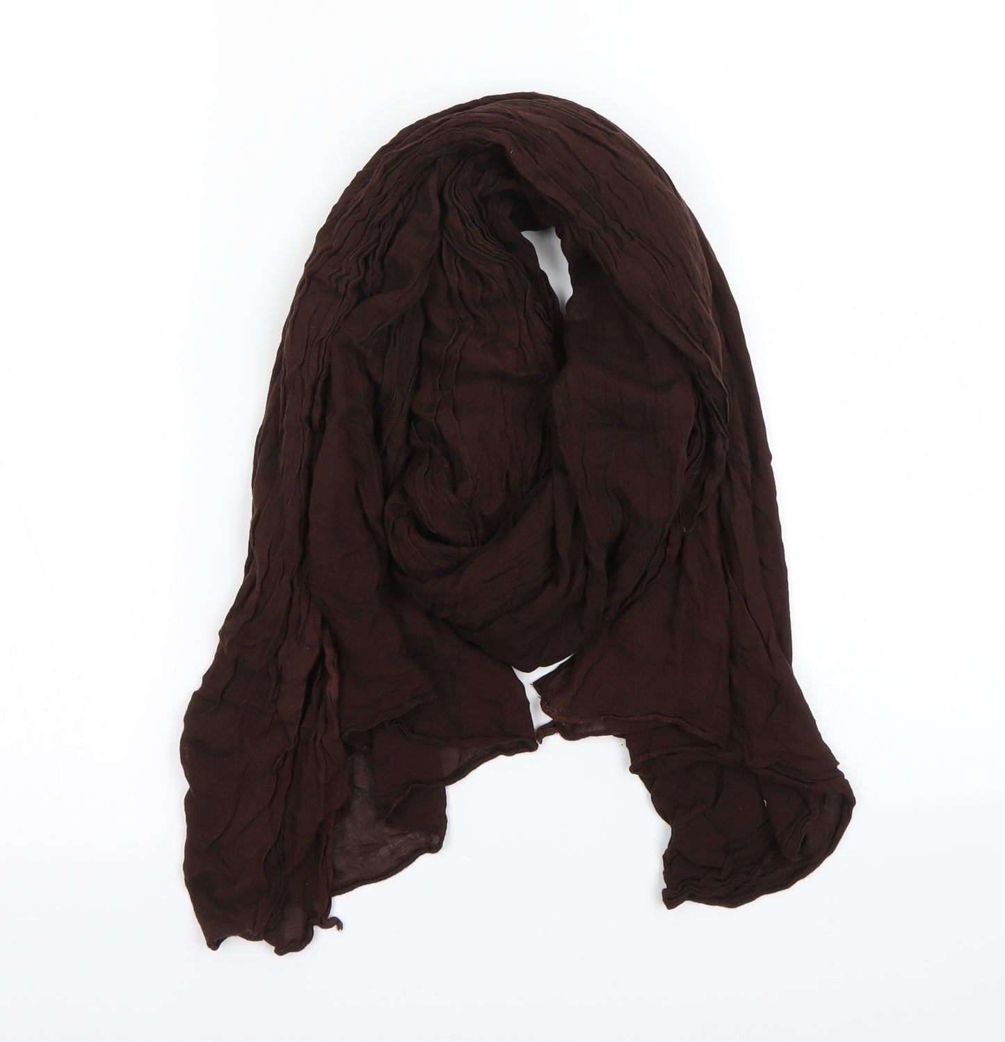 Preworn Unisex Brown Scarf
