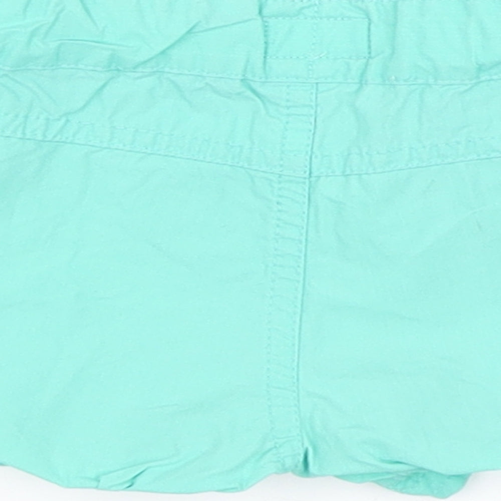mamas & papas Girls Blue Cargo Trousers Size 3-6 Months - Shorts
