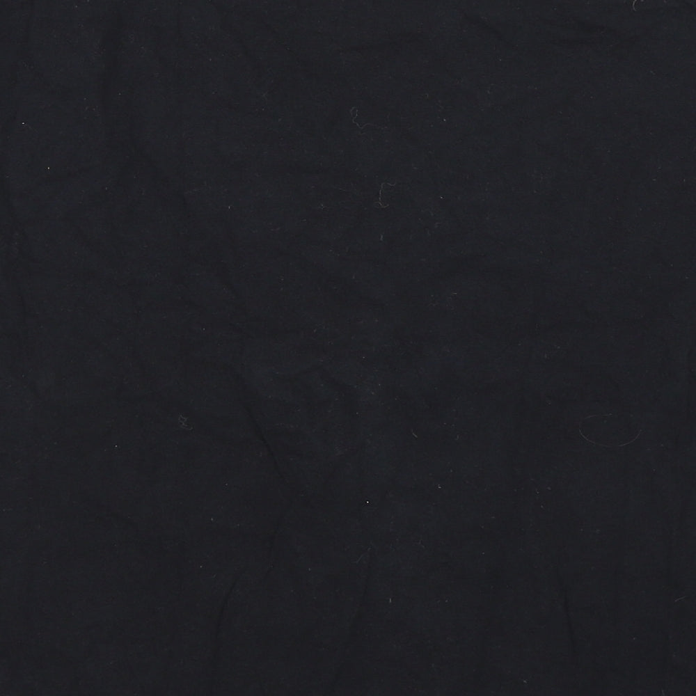 Fruit of the Loom Girls Black Basic T-Shirt Size 9 Years