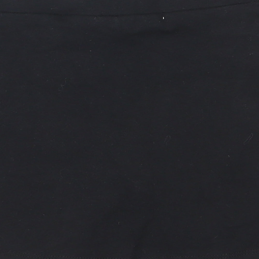 Marks and Spencer Girls Black A-Line Skirt Size 6-7 Years
