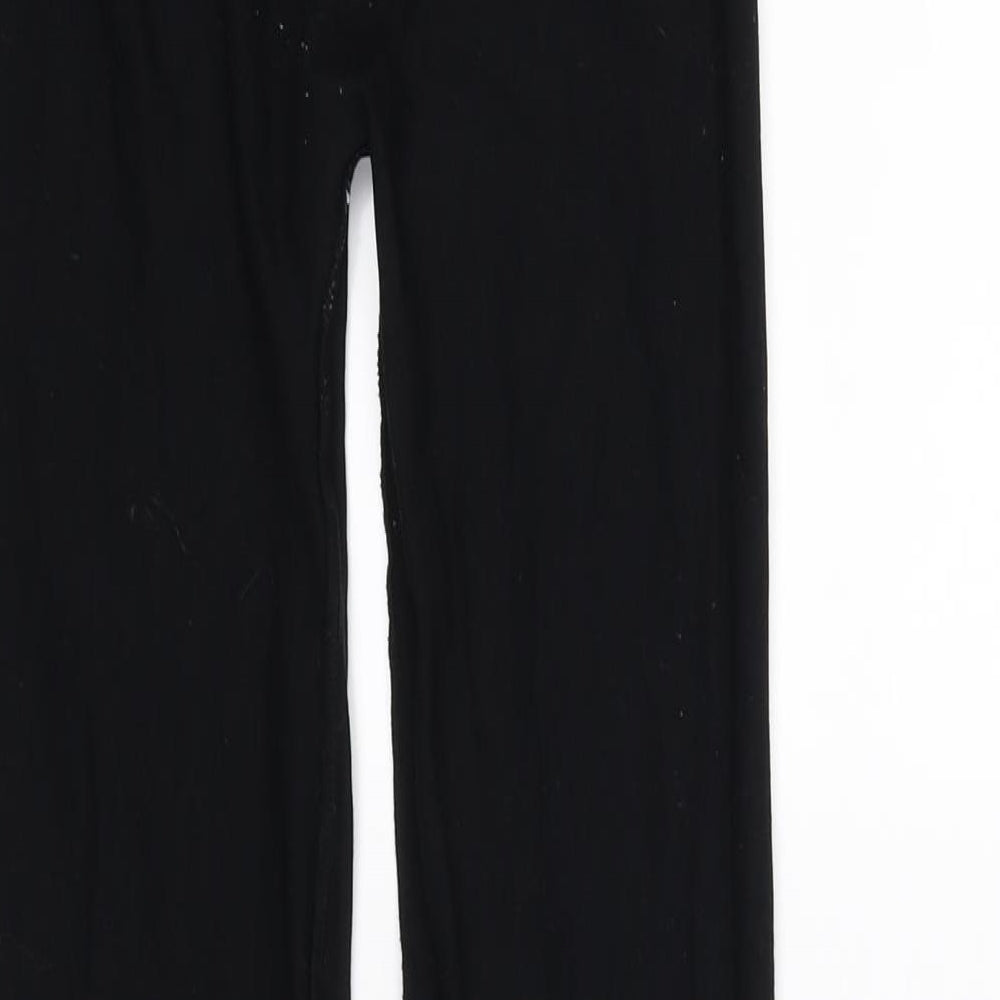 greenice Womens Black Leggings Size L L27 in