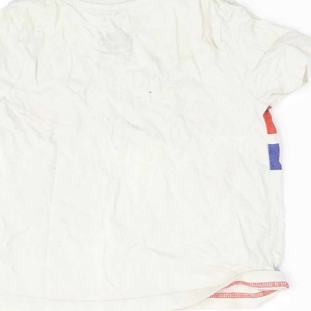Awesome Girls White Basic T-Shirt Size 3-4 Years