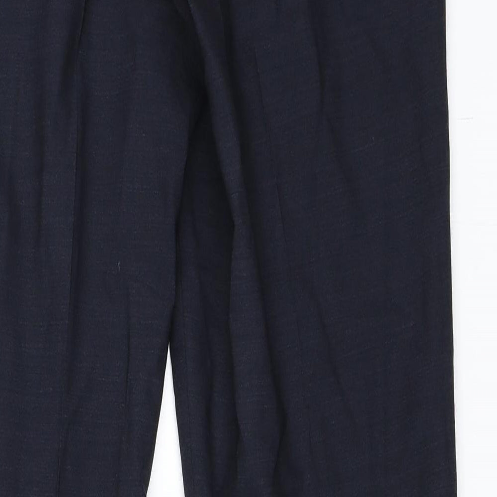 Preworn Womens Blue Trousers Size 8 L27 in