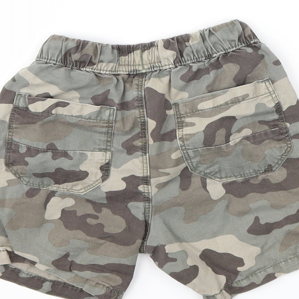 NEXT Boys Green Camouflage Chino Shorts Size 2-3 Years