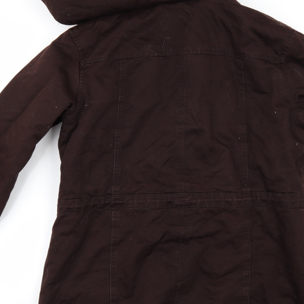 Dorothy Perkins Womens Brown Jacket Size 10