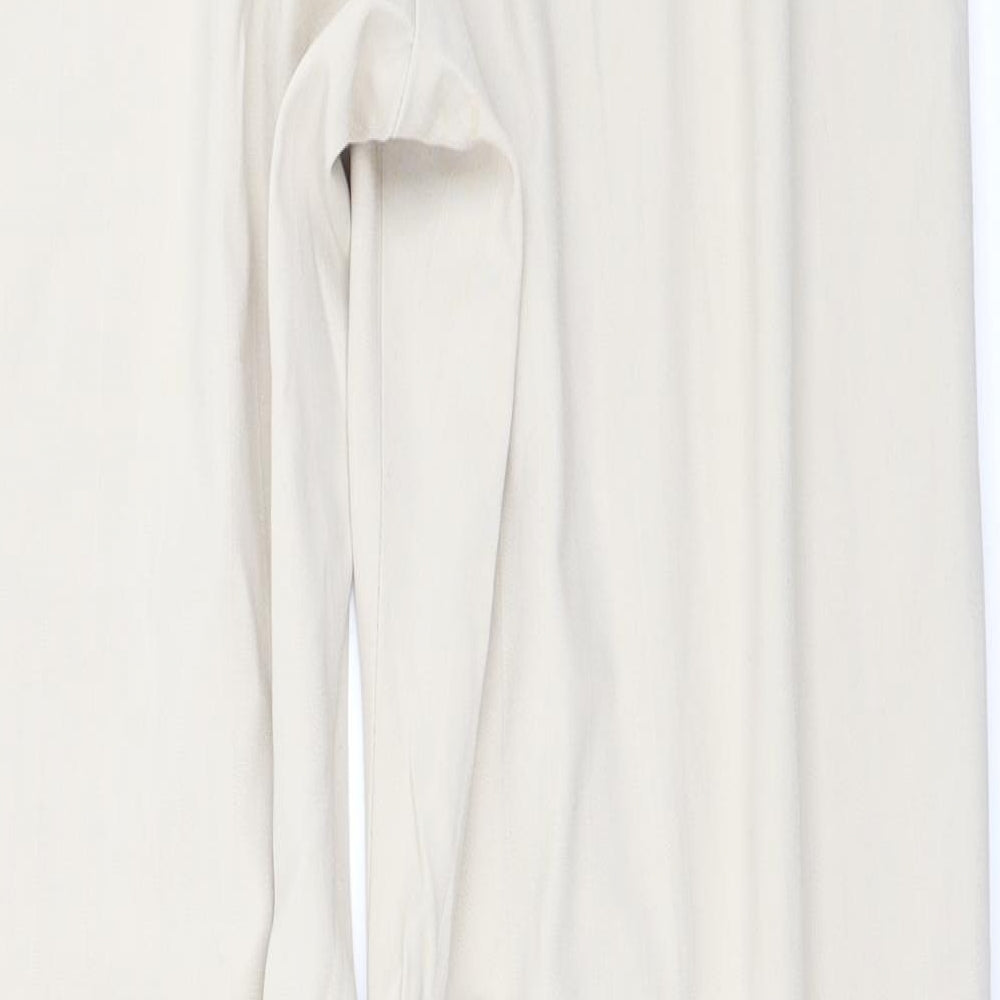 NEXT Womens Beige Trousers Size 12 L27 in