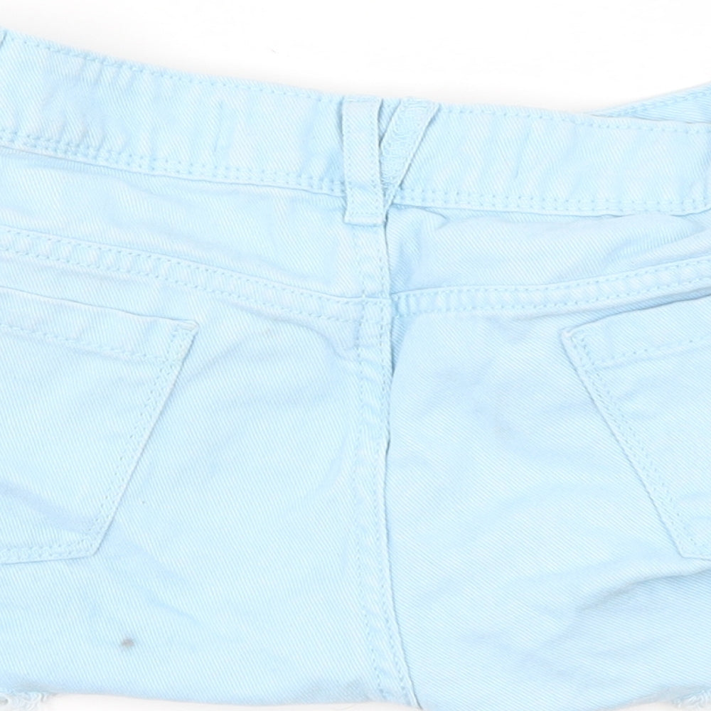 denim co Womens Blue Cut-Off Shorts Size 8