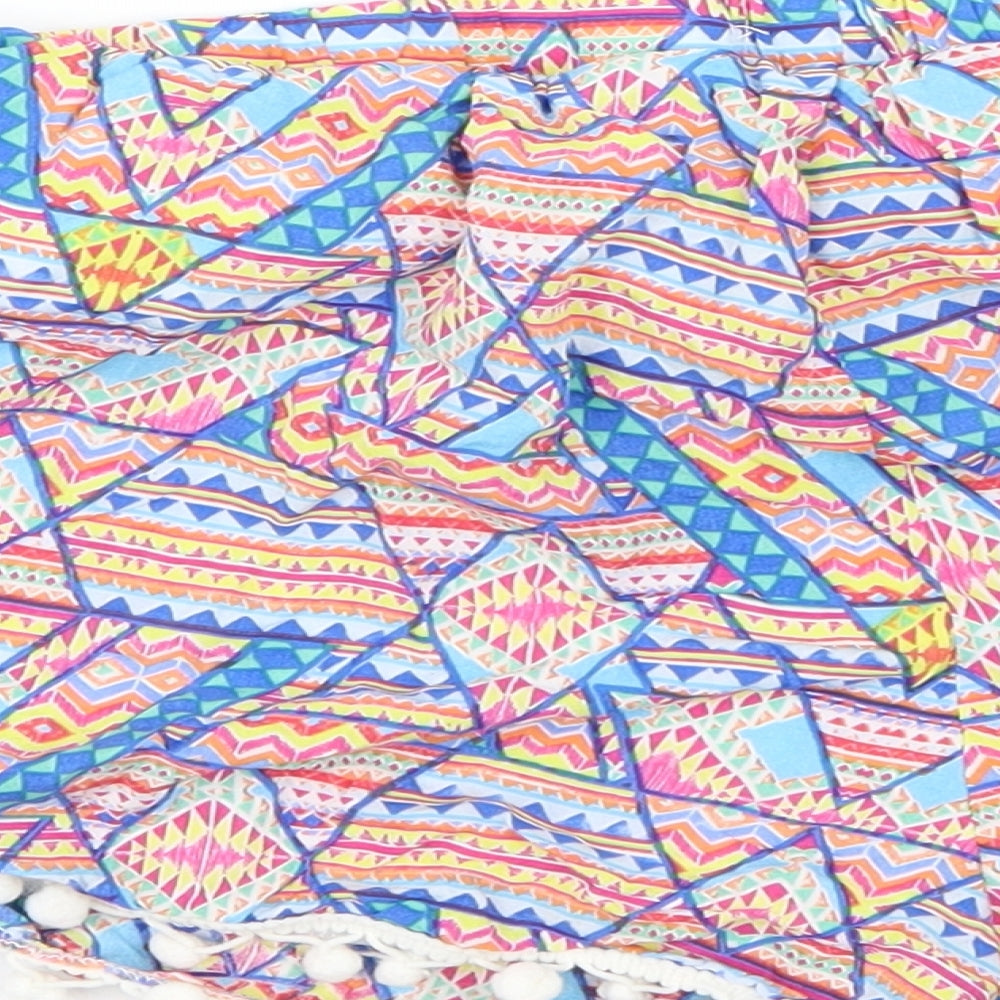 trend up Womens Multicoloured Cut-Off Shorts Size S