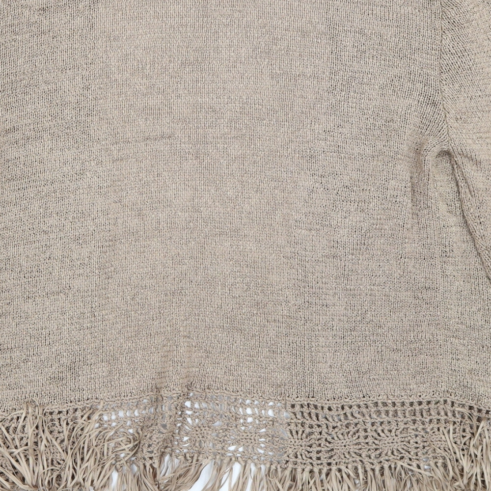 Filati Womens Brown Cardigan Jumper Size XL