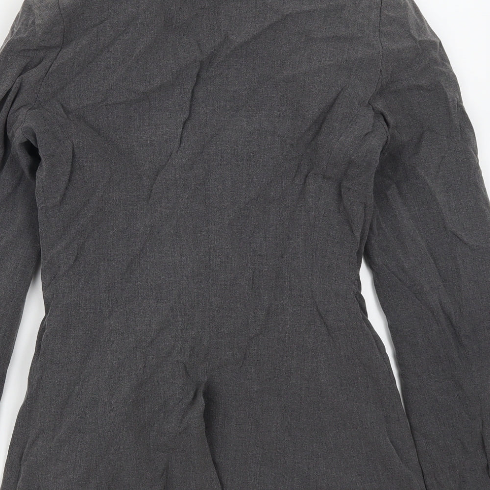 New Look Womens Grey Jacket Suit Jacket Size 8