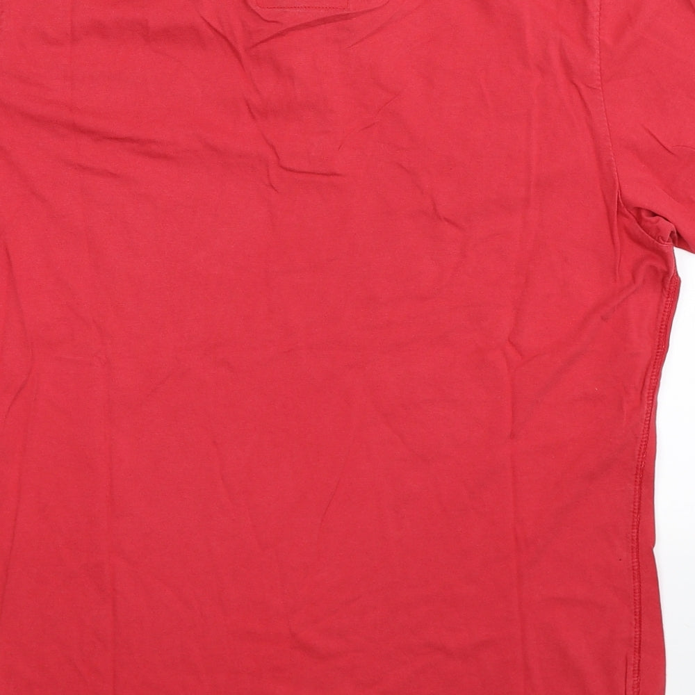Burton Mens Red Polo Size L