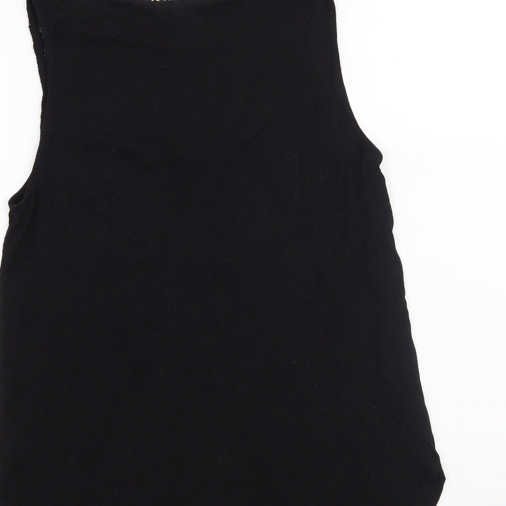 H&M Womens Black Basic Tank Size M