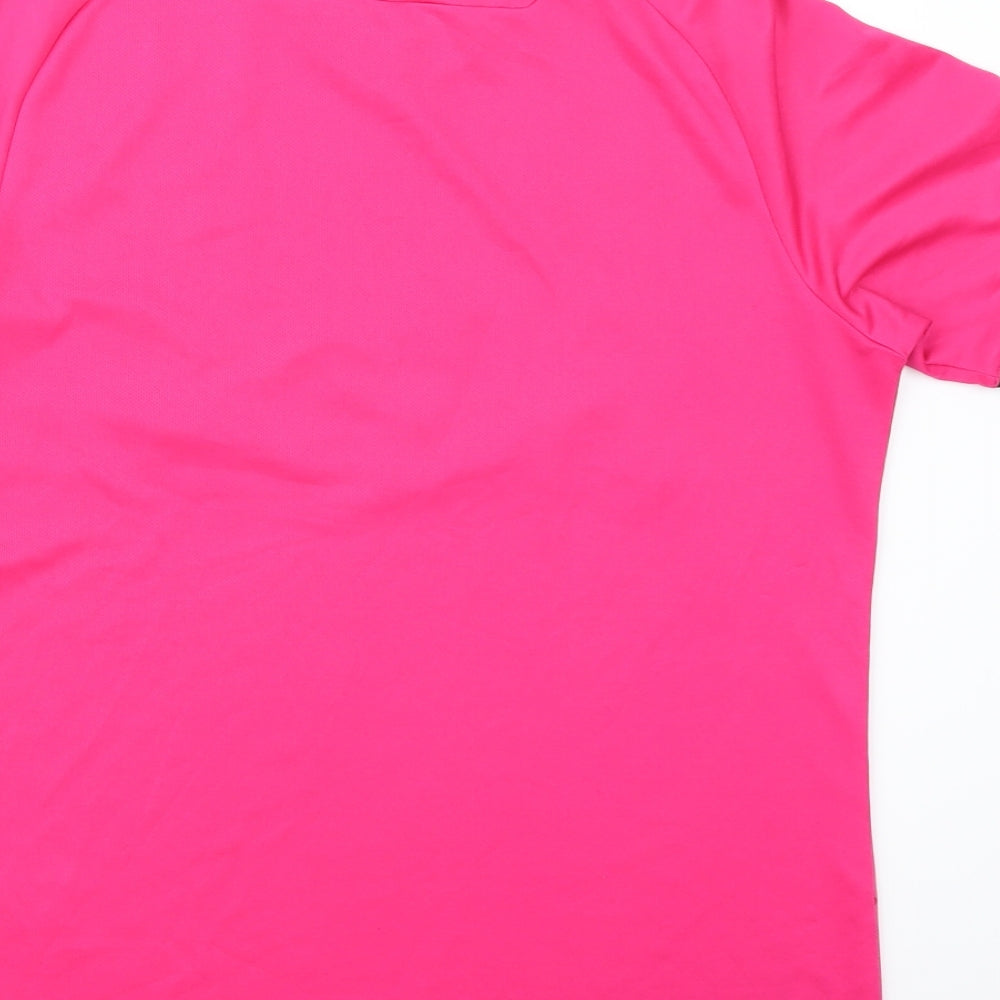 Umbro Mens Pink Basic T-Shirt Size M - derby county