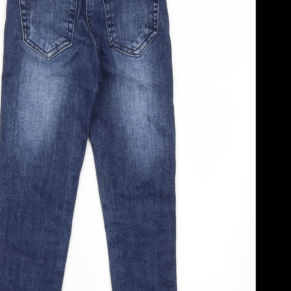 Matalan Girls Blue Denim Skinny Jeans Size 7 Years