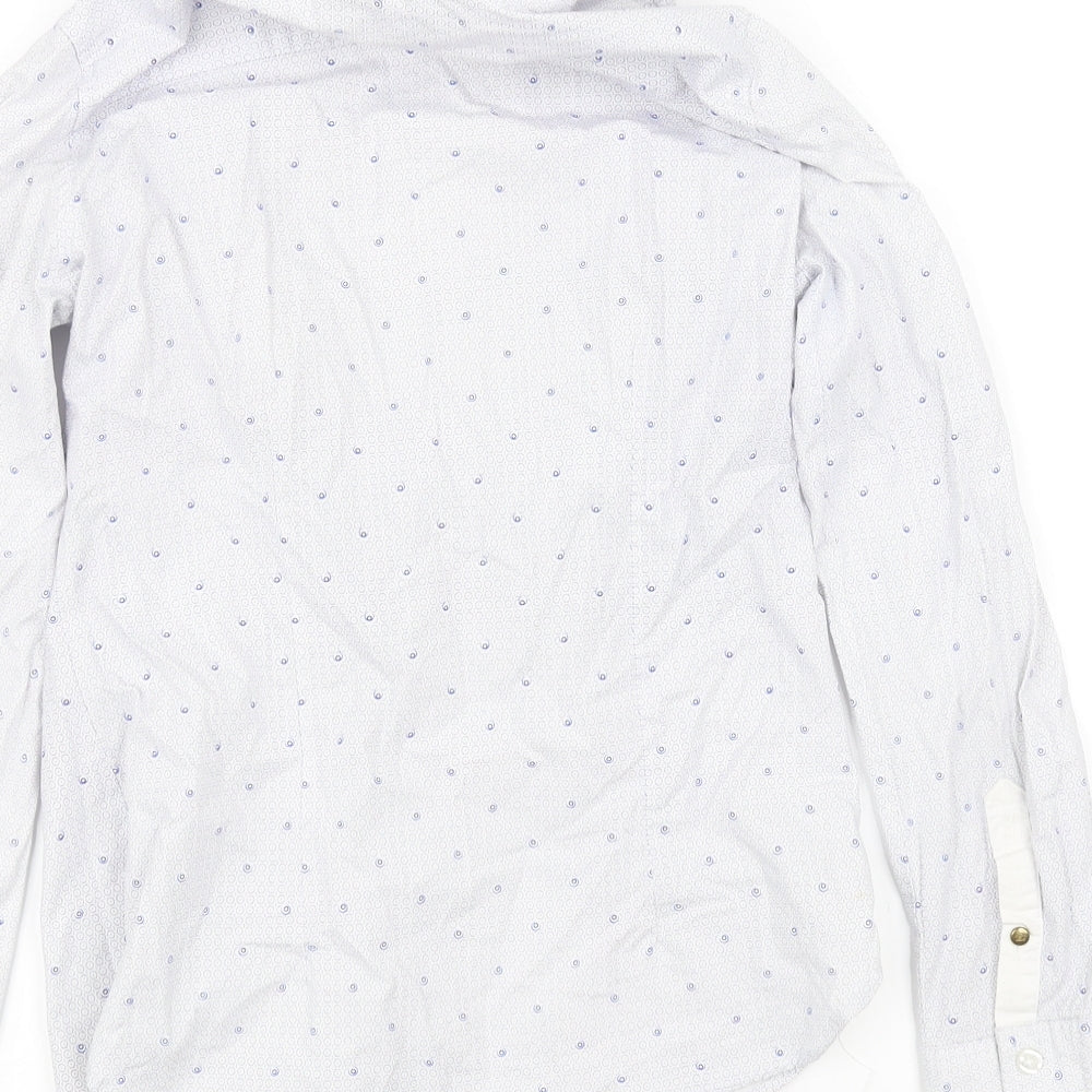 rubin Boys White Basic Button-Up Size M